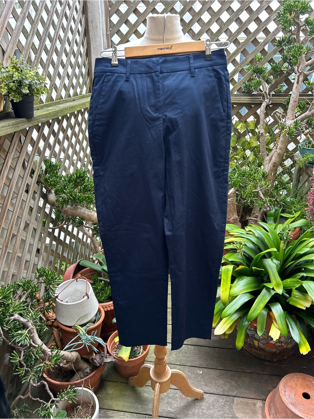 Wild fang Navy Straight Chino Pants